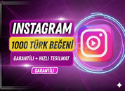 ⭐[ÇALIŞIYOR⚡] Instagram 1000 Türk Beğeni