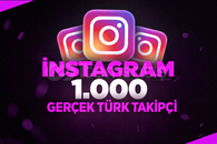 ⭐[ÇALIŞIYOR]⭐ Instagram 1000 Türk Takipçi