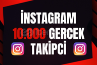 ⭐[ÇALIŞIYOR ! ] İnstagram +10.000 Takipçi⭐