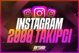 ⭐[ÇALIŞIYOR ! ]✅ İnstagram +2000 Takipçi⭐