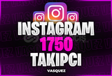 ⭐[ÇALIŞIYOR ! ]✅ İnstagram +1750 Takipçi⭐