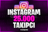 ⭐[ÇALIŞIYOR ! ]✅ İnstagram +25.000 Takipçi⭐