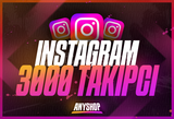 ⭐[ÇALIŞIYOR ! ]✅ İnstagram +3000 Takipçi⭐