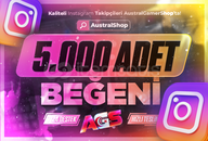 ⭐[GARANTİLİ] Instagram 5000 Beğeni