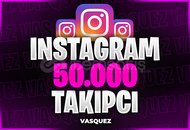 ⭐[ÇALIŞIYOR ! ]✅ İnstagram +50.000 Takipçi⭐