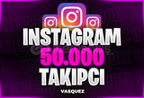 ⭐[ÇALIŞIYOR ! ]✅ İnstagram +50.000 Takipçi⭐