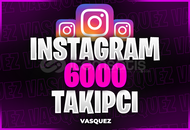⭐[ÇALIŞIYOR ! ]✅ İnstagram +6000 Takipçi⭐