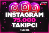 ⭐[ÇALIŞIYOR ! ]✅ İnstagram +75.000 Takipçi⭐