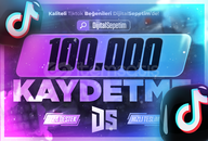 ⭐[ÇALIŞIYOR⚡] Tiktok 100.000 Kaydetme