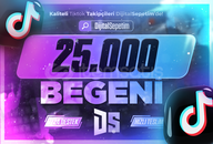 ⭐[ÇALIŞIYOR⚡] Tiktok 25.000 Beğeni