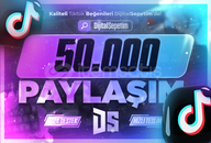 ⭐[ÇALIŞIYOR⚡] Tiktok 50.000 Paylaşım