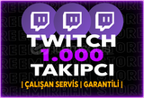 ⭐ÇALIŞIYOR⭐TWİTCH 1.000 TAKİPÇİ⭐