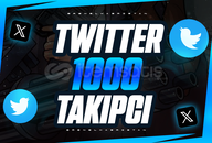 ⭐ÇALIŞIYOR ✅ Twitter 1000 Takipçi + Garanti⭐