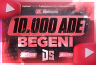 ⭐[ÇALIŞIYOR⚡] Youtube 10.000 Beğeni