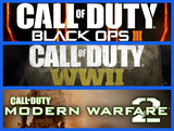 Call Of Duty Black Ops 3 + WW2 + MW2 2009