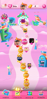 Candy Crush Saga Hesabıdır