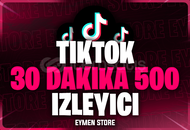 ⭐[CANLI YAYIN] 30 Dakika 500 İzleyici