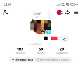 Canlı yayın açık hesap temiz yeni 60 Takipçili