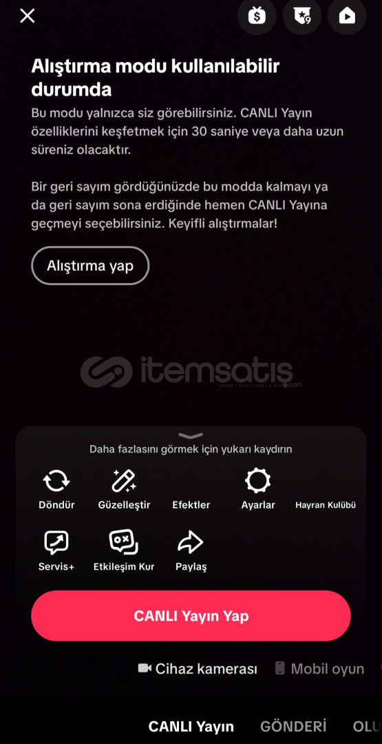 ⭐️ Canlı Yayın Aktif 800 Takipçili Kız Hesabı⭐️ ⭐️ Canlı Yayın Aktif 800 Takipçili Kız Hesabı⭐️