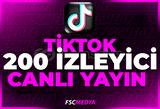 [60DK] TİKTOK 200 CANLI YAYIN İZLEYİCİ