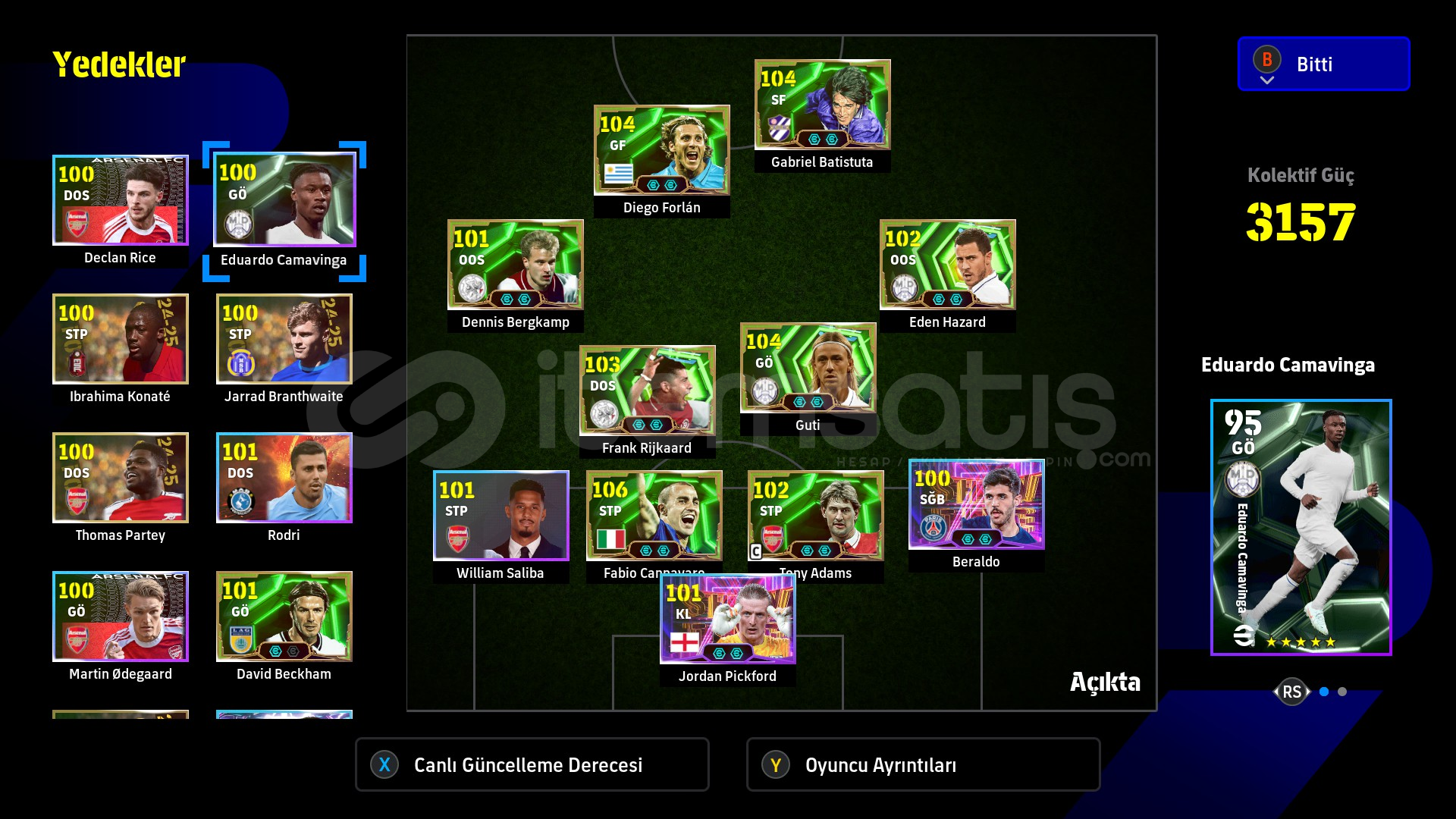 104 Guti ve Batistutalı efootball steam hesabı 104 Guti ve Batistutalı efootball steam hesabı