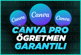  CANVA ÖĞRETMEN Garantili + MAİLİNİZE