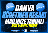 Canva Öğretmen Mail Tanımlı | Garantili TED
