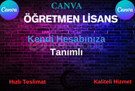 CANVA ÖĞRETMEN SINIRSIZ + MAİLİNİZE