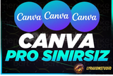 CANVA PRO KENDİ HESABINIZA!