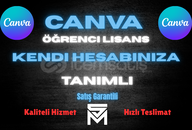  Canva Pro | Kendi Hesabınıza | Garanti