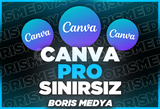 ⭐ CANVA PRO SINIRSIZ Garantili + MAİLİNİZE ⭐