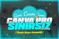 Canva Pro Sınırsız | Kendi Hesabına Oto Teslim