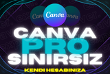 ⭐CANVA PRO SINIRSIZ+KENDİ HESABINIZA⭐