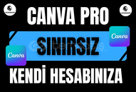 ⭐ Canva Pro Sınırsız ⭐ Kendi Hesabınıza