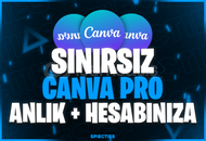 ⭐️CANVA PRO⭐️ SINIRSIZ + KENDI HESABINIZA !!