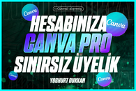Canva Pro Sınırsız + Kendi Hesabınıza
