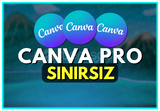 Canva Pro Sınırsız + Kendi Hesabınıza