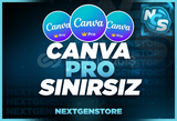 ⭐ Canva Pro Sınırsız + Kendi Hesabınıza ⭐