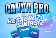 Canva Pro Sınırsız + Kendi Hesabınıza Canva Pro Sınırsız + Kendi Hesabınıza