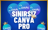 ⭐ Canva Pro Sınırsız + Kendi Hesabınıza 