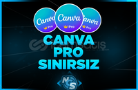 ⭐ Canva Pro Sınırsız + Kendi Hesabınıza ⭐