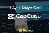Capcut PRO 1 Aylık Kişiye Özel