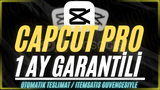 ⭐Capcut Pro 1 Aylık Premium + Garanti