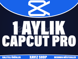 CapCut Pro 1 Aylık Premium [Sorunsuz]