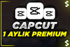 Capcut Pro 1 Aylık Premıum + Sorunsuz