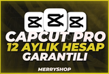 CAPCUT PRO 12 AYLIK HESAP + GARANTİ