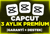 Capcut Pro 3 Aylık Premium