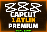 ⭐Capcut Pro 1 Aylık Premium + Garanti⭐