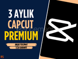 Capcut Pro⭐3 Aylık Premium⭐Garanti