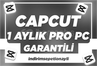 Capcut PRO PC Kişisel hesap 1 Ay